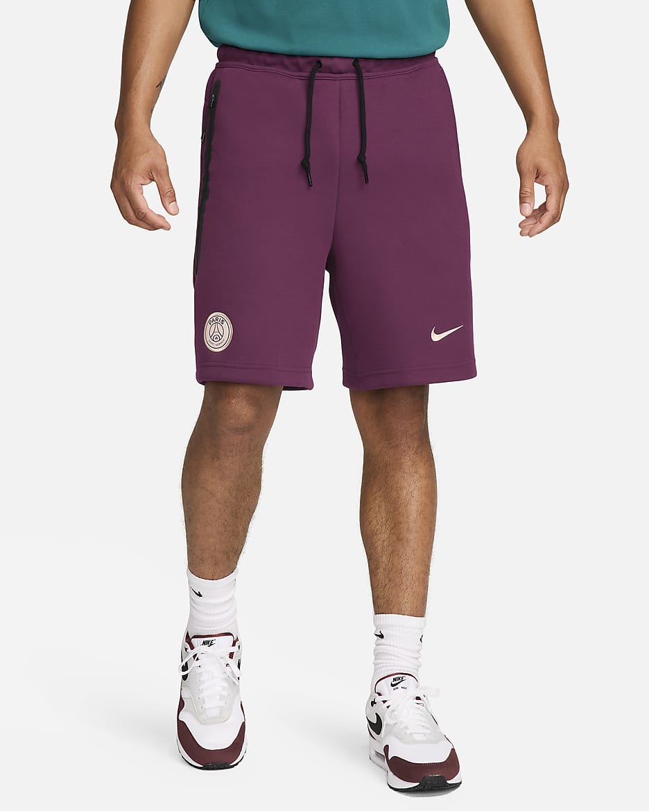 Nike fleece shorts online